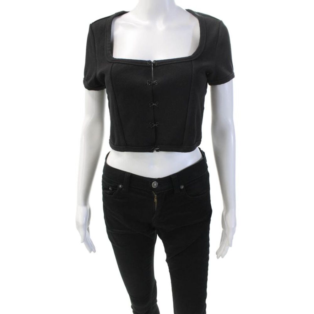 ABRAND Womens Angel Top - Black Size L
